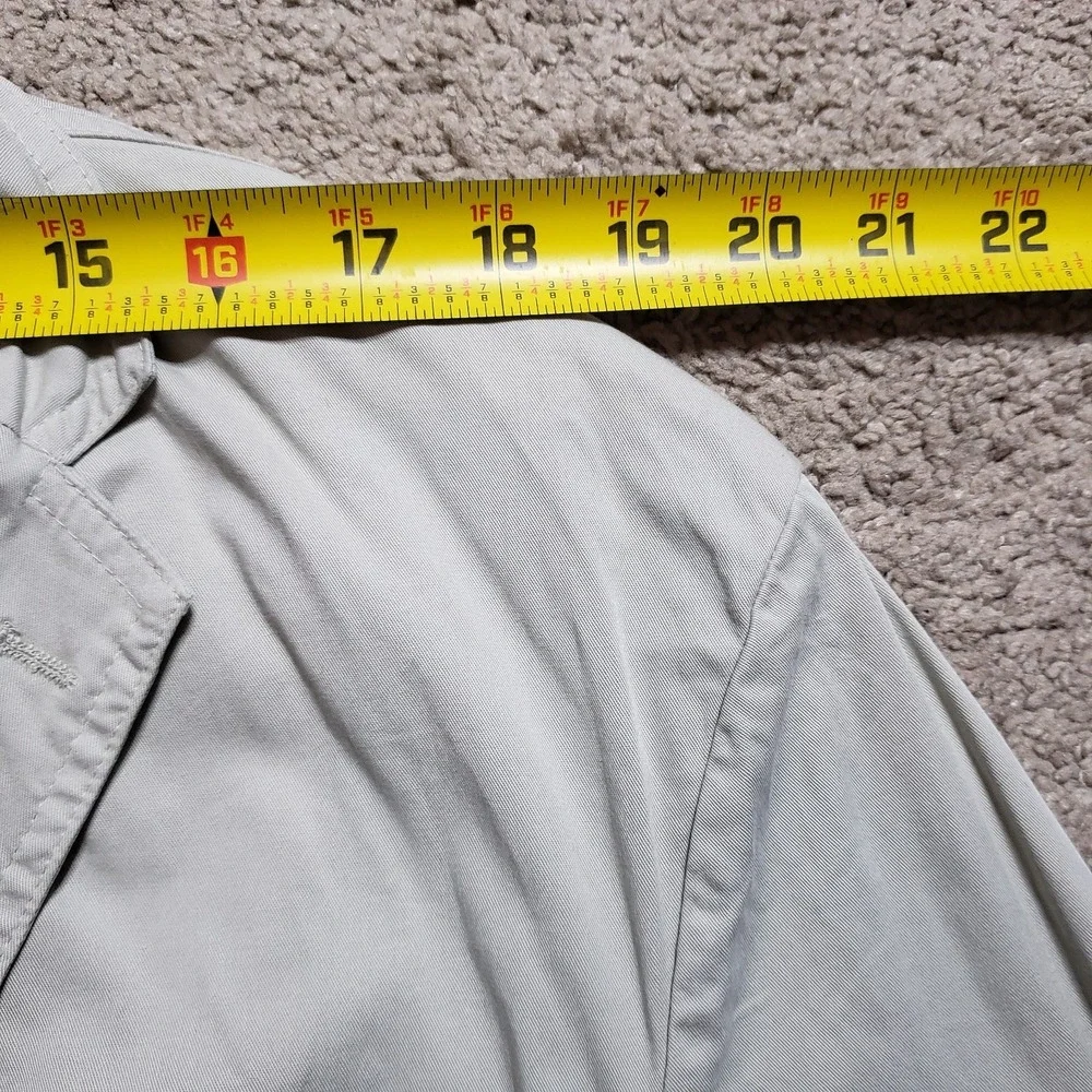 C-LAB NYC Mens 46L Blazer Garment Dyed Stretch Cotton Unlined Beige Lightweight